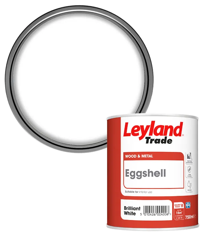 Leyland Trade Oil Based Eggshell Paint - Brilliant White