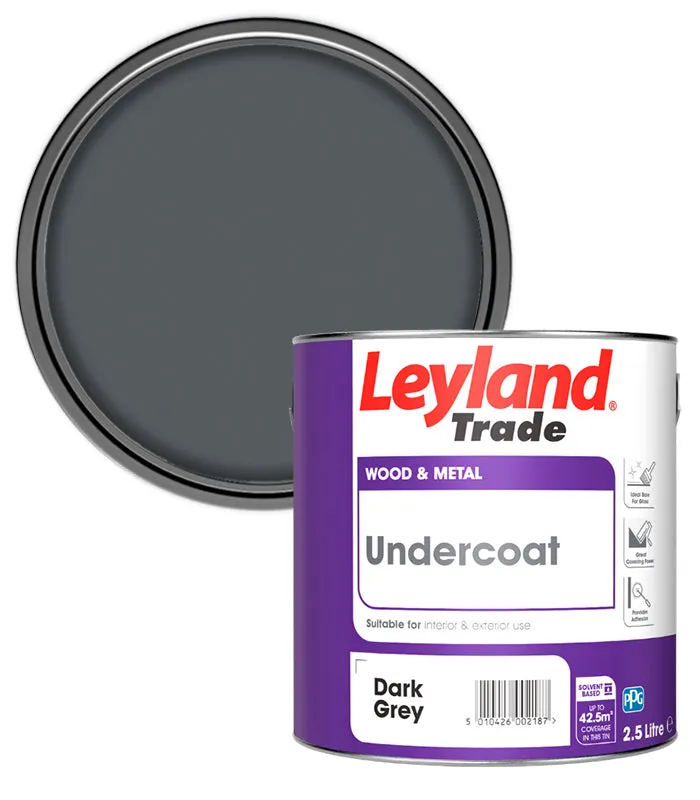 Leyland Trade Undercoat - Dark Grey