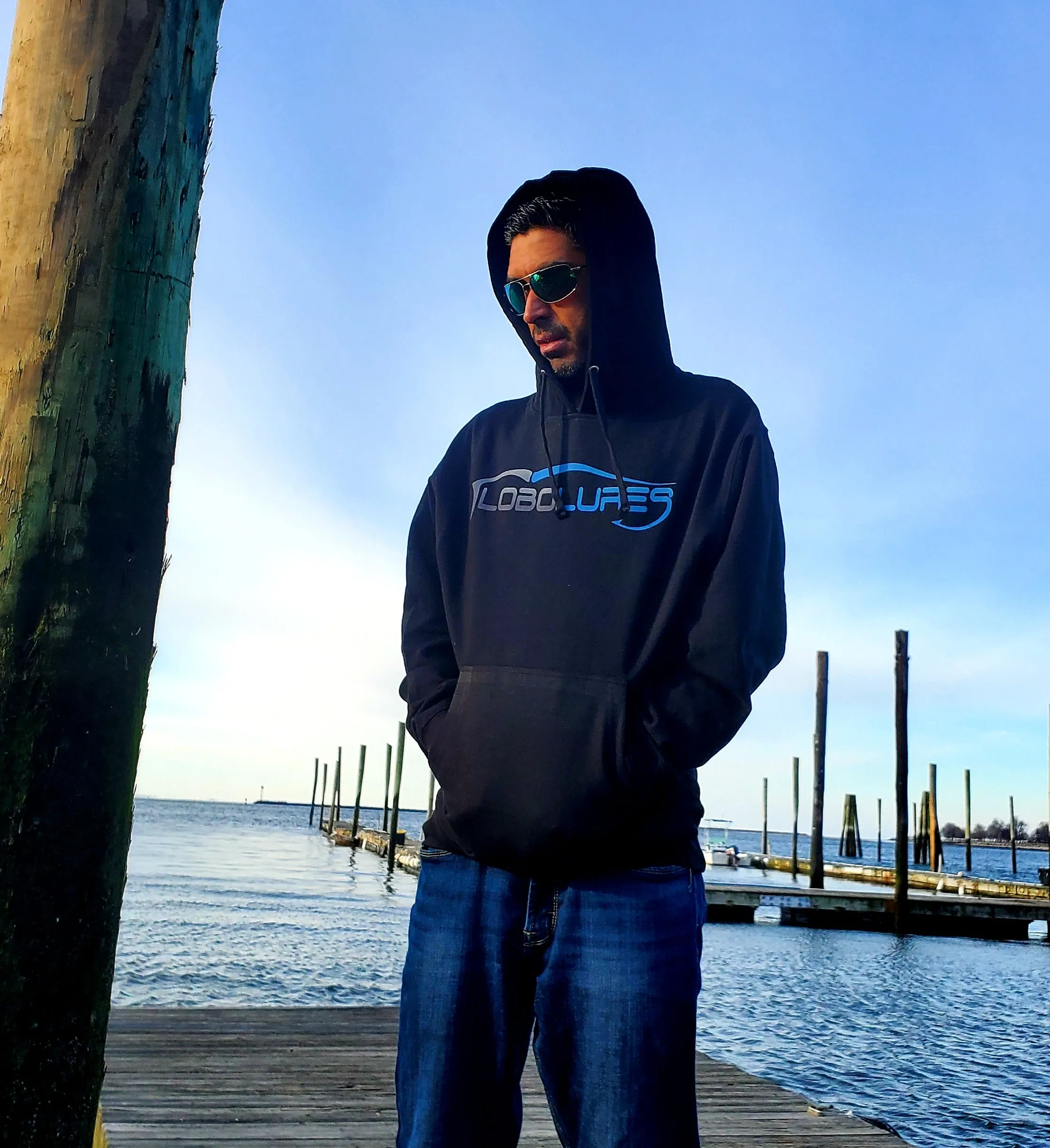 Lobo Lures Signature Logo Pullover Hoodie