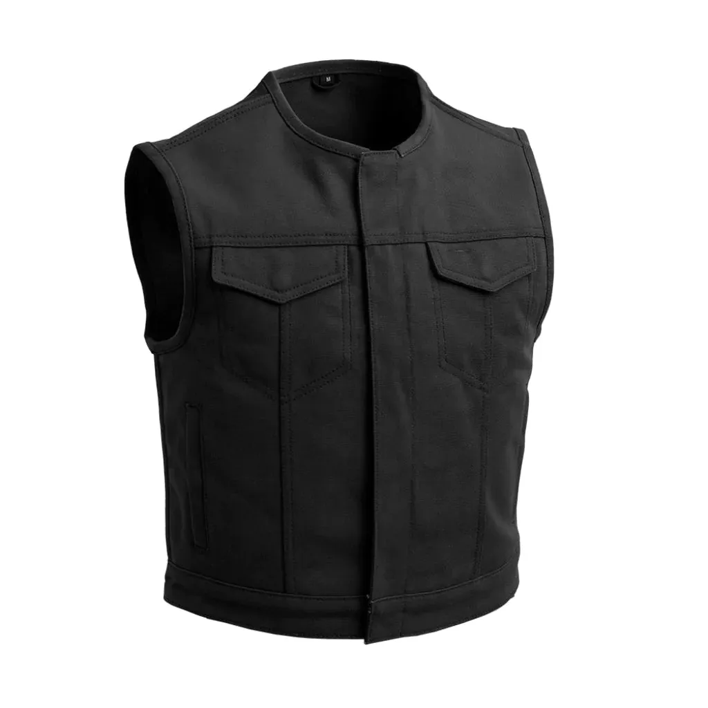 Lowside Men's Motorcycle Canvas Vest