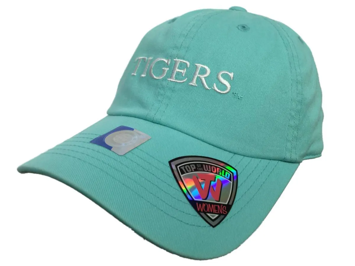 LSU Tigers TOW WOMEN Mint Green Seaside Adjustable Strap Slouch Hat Cap