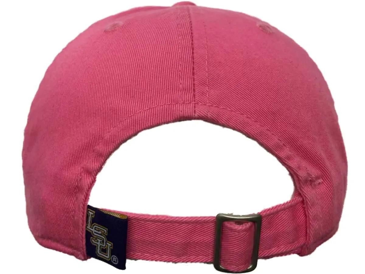 LSU Tigers TOW WOMEN Pink Seaside Adjustable Strap Slouch Hat Cap