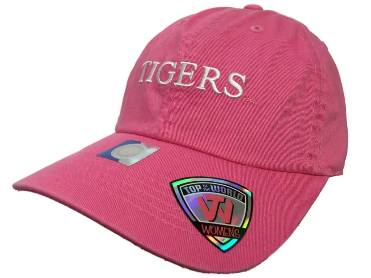 LSU Tigers TOW WOMEN Pink Seaside Adjustable Strap Slouch Hat Cap