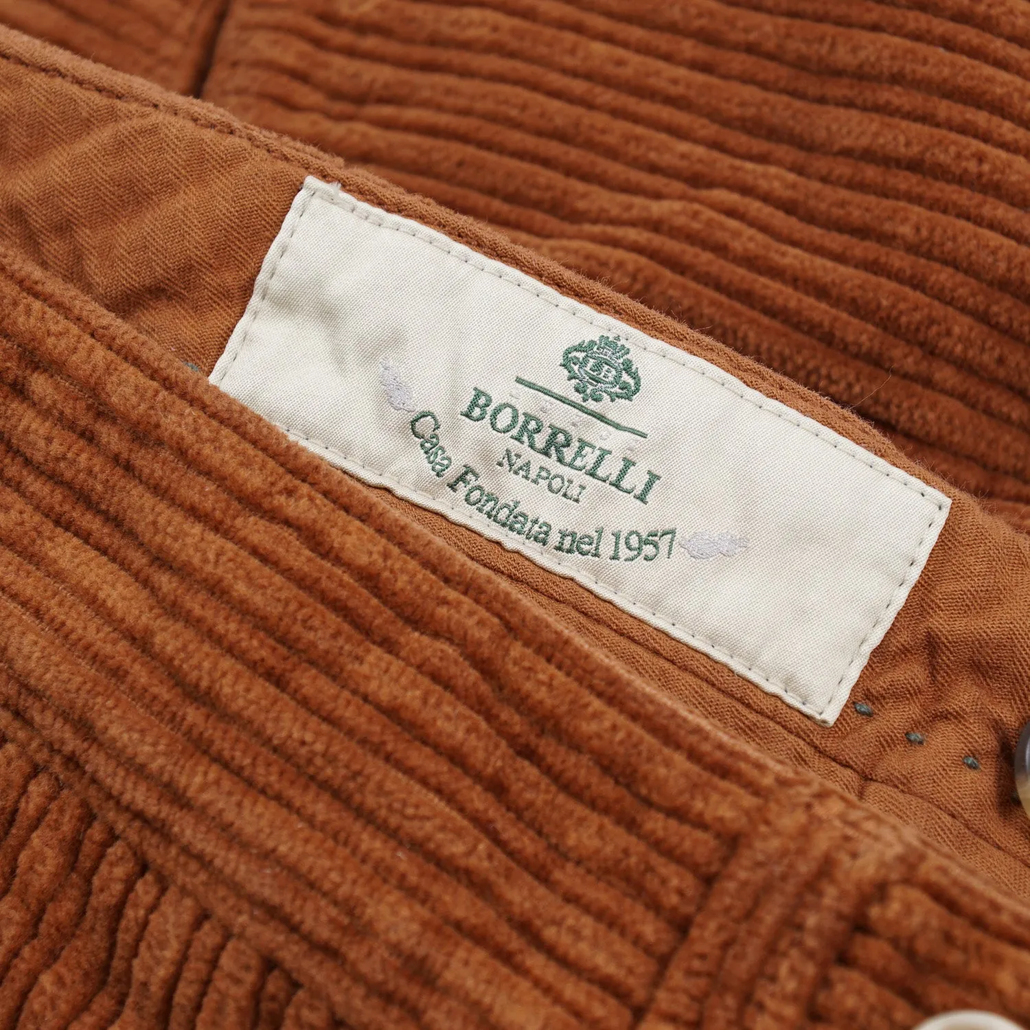 Luigi Borrelli Corduroy Cotton Pants