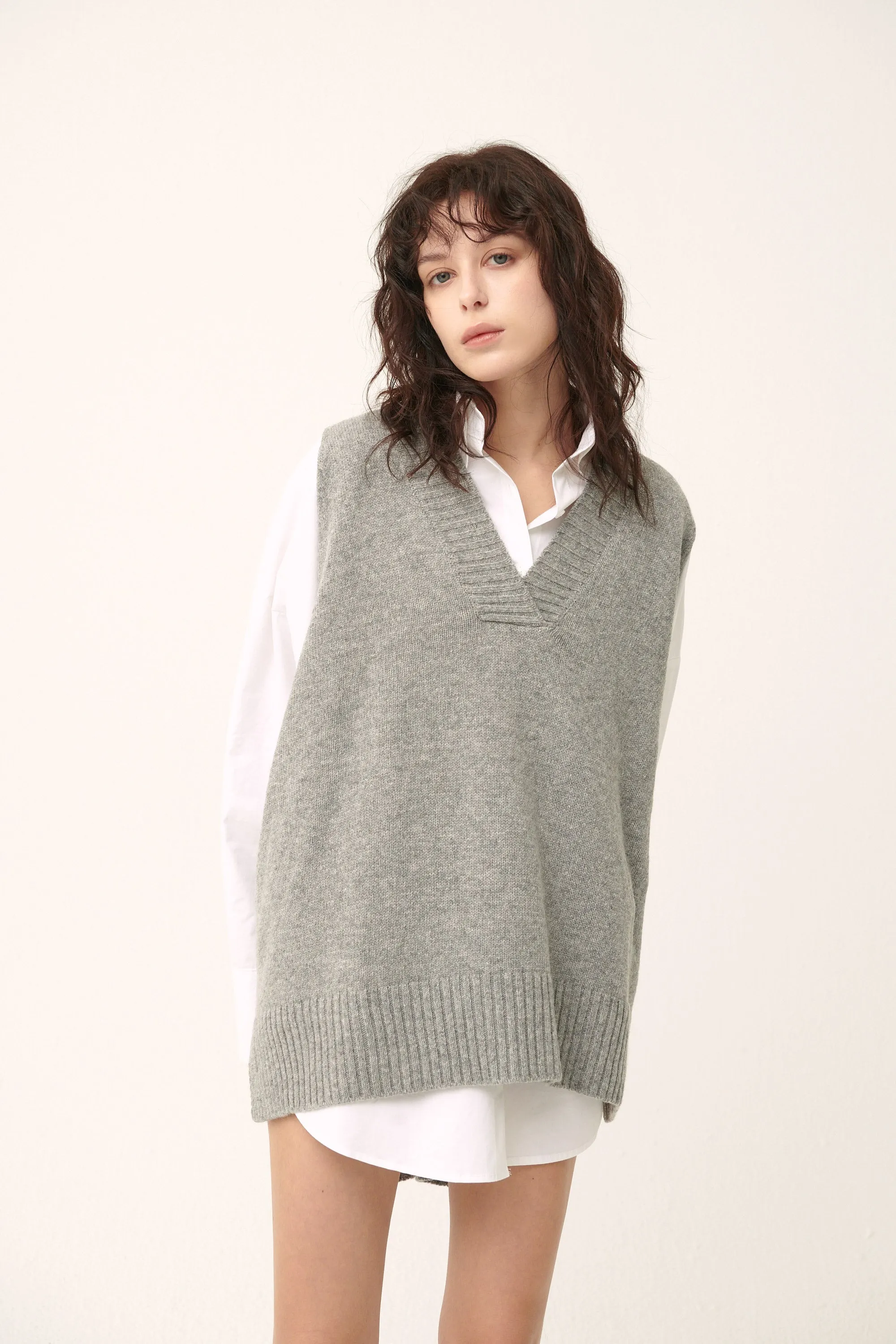 Lyla Oversized Knit Vest