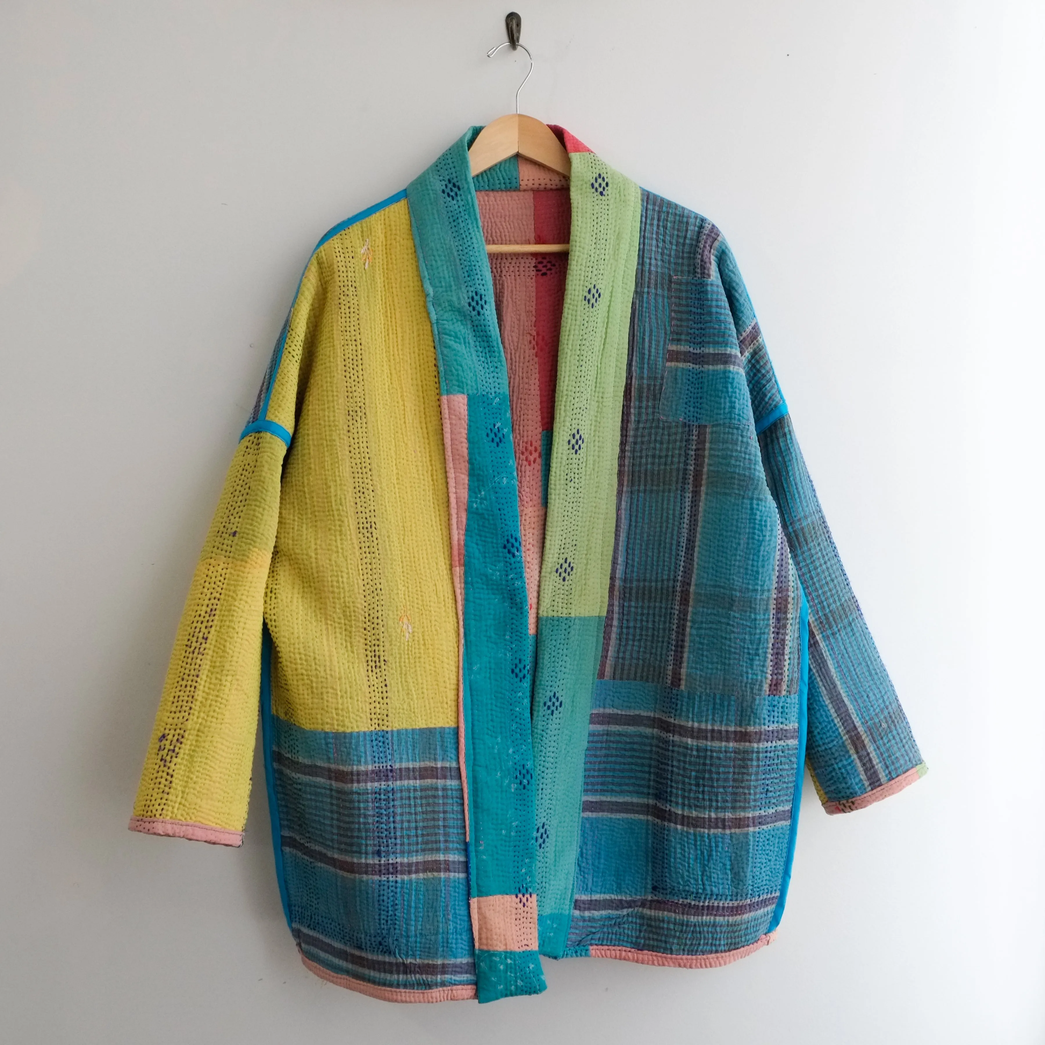 M Pastel Color Block Anoushka Jacket LL113