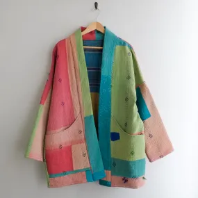 M Pastel Color Block Anoushka Jacket LL113