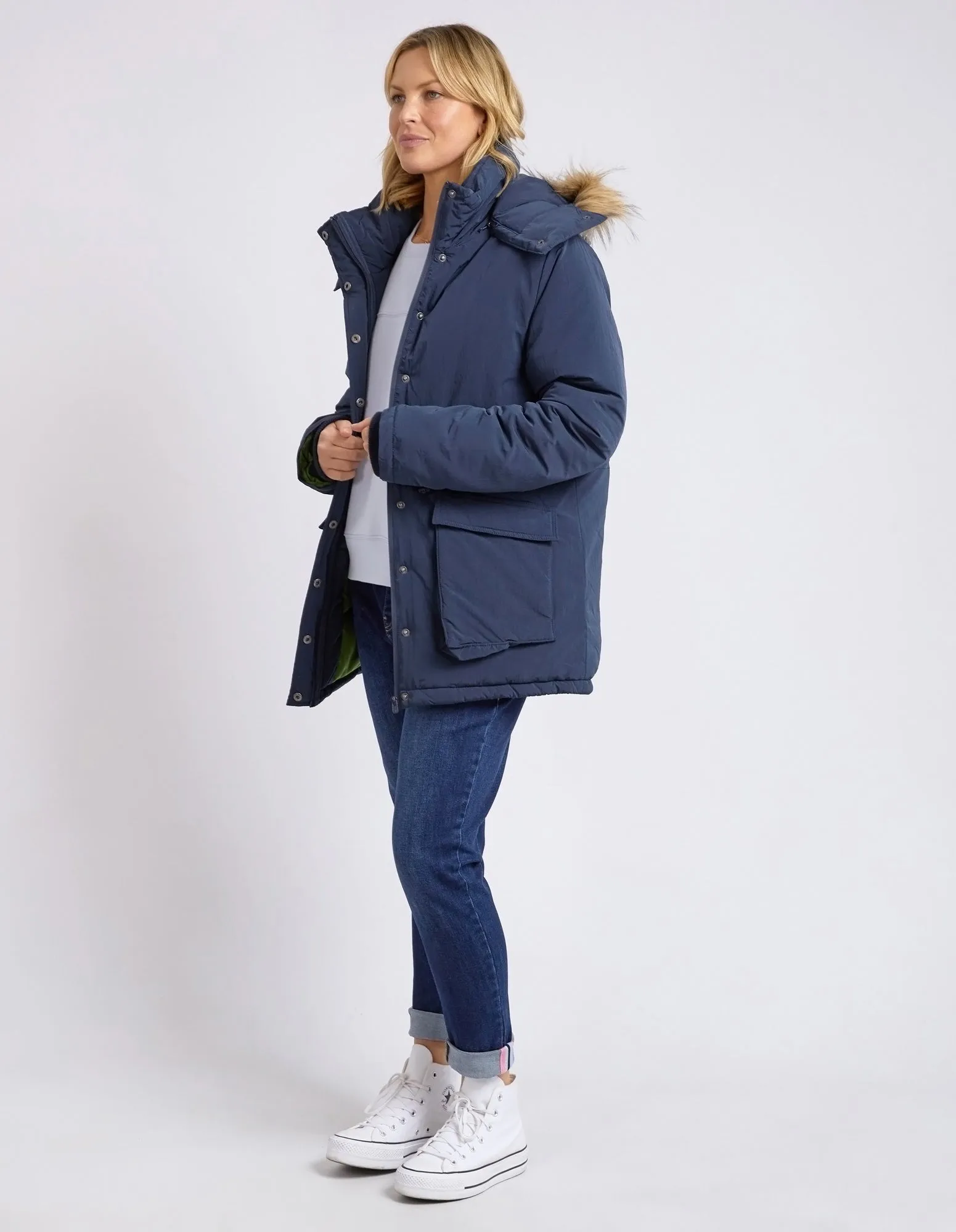 Madison Coat - Dark Sapphire