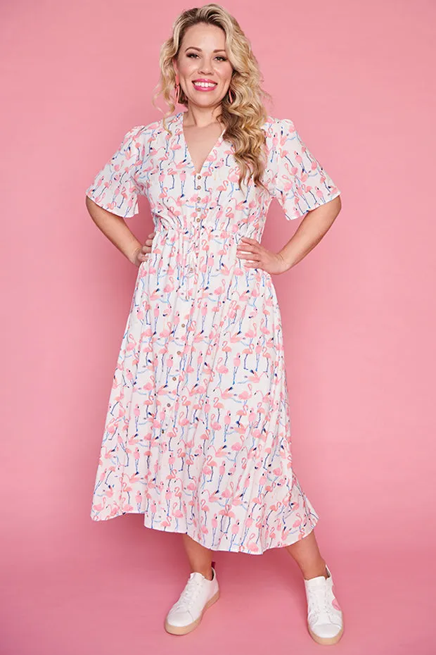 Marley Chatty Flamingo Dress