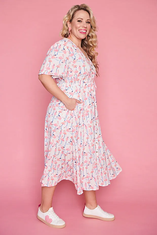 Marley Chatty Flamingo Dress