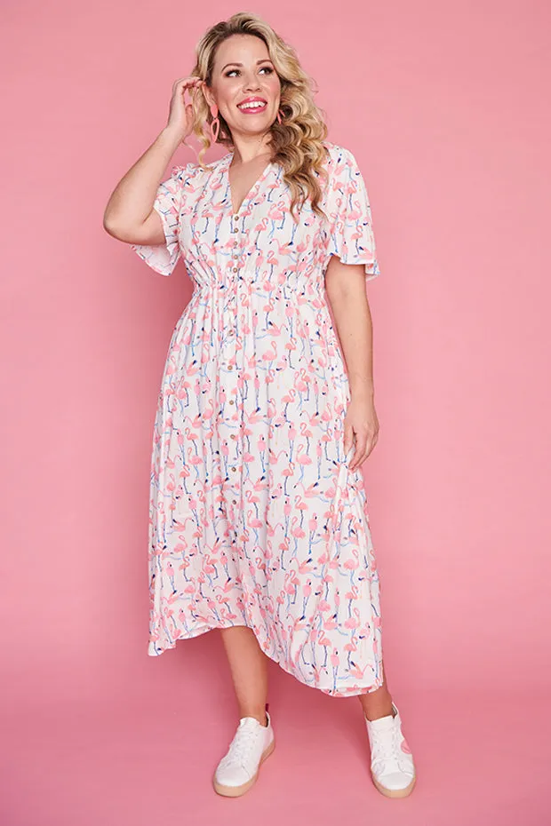 Marley Chatty Flamingo Dress