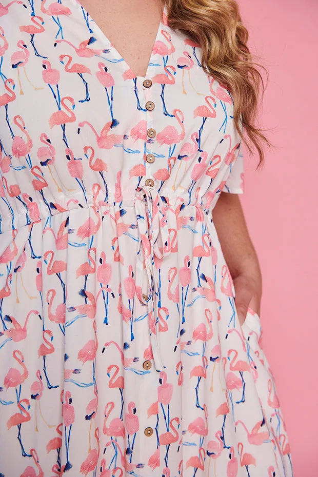 Marley Chatty Flamingo Dress