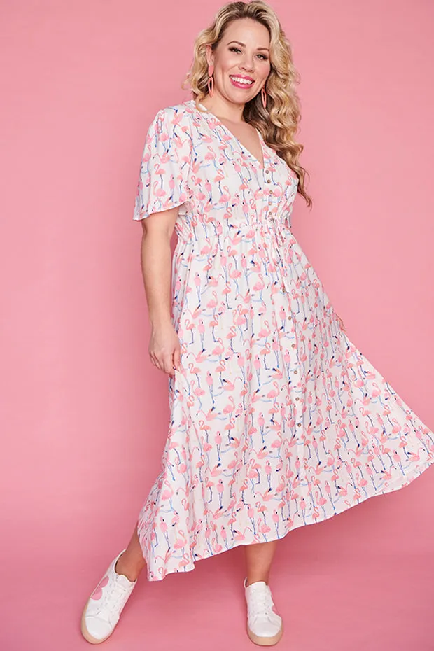 Marley Chatty Flamingo Dress