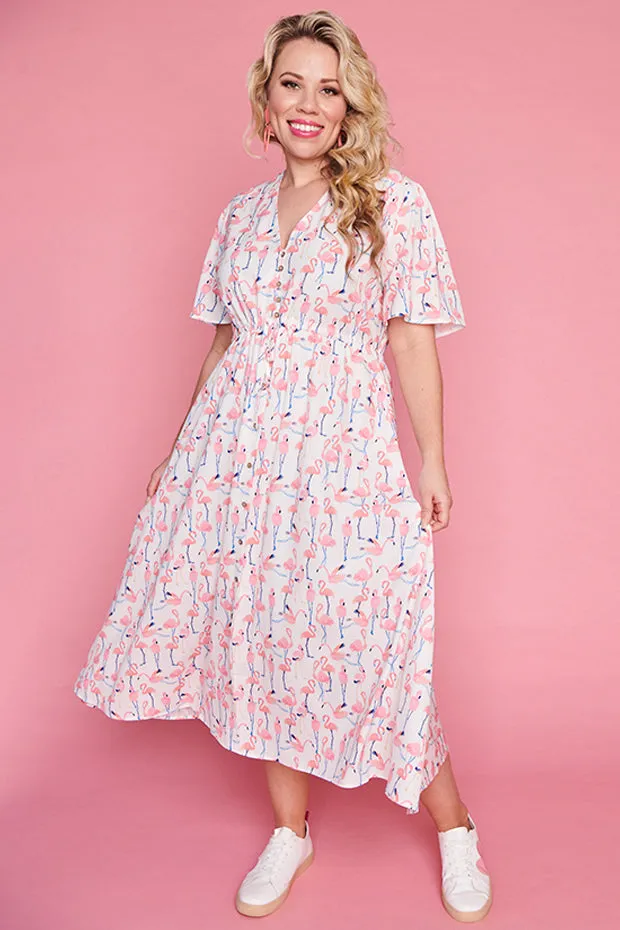 Marley Chatty Flamingo Dress