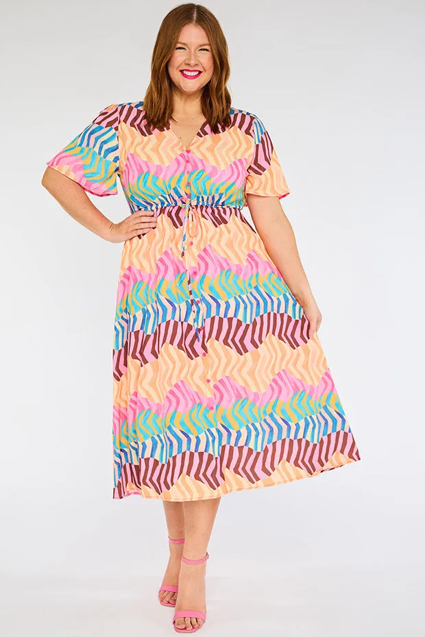 Marley Zig Zag Zebra Dress