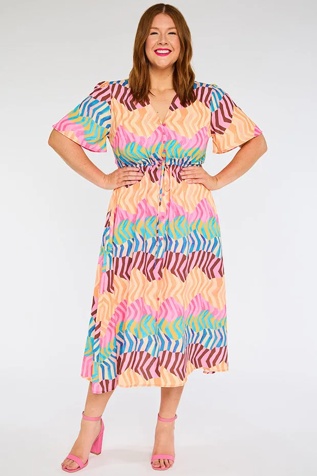 Marley Zig Zag Zebra Dress