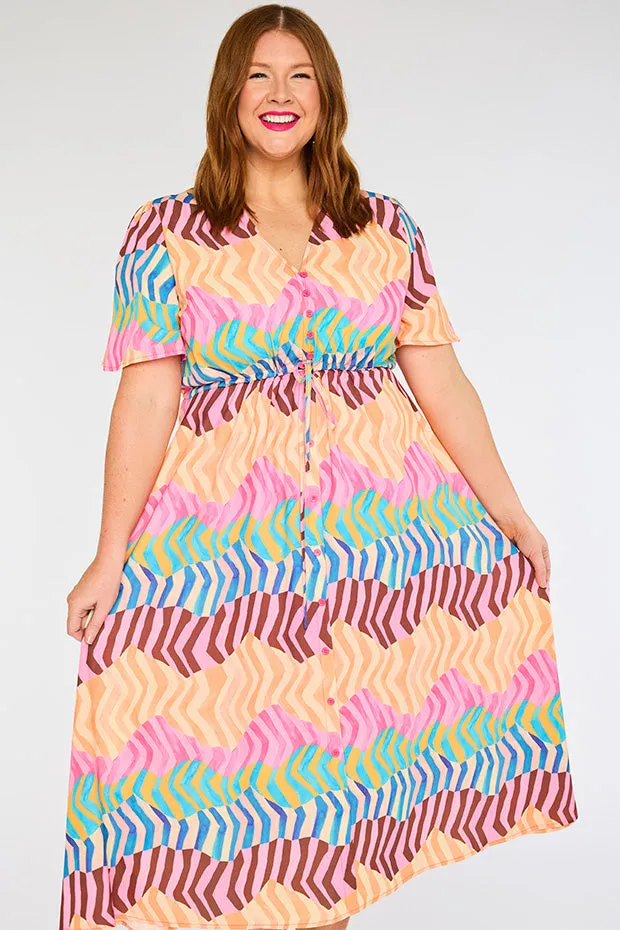 Marley Zig Zag Zebra Dress