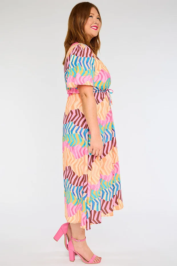 Marley Zig Zag Zebra Dress