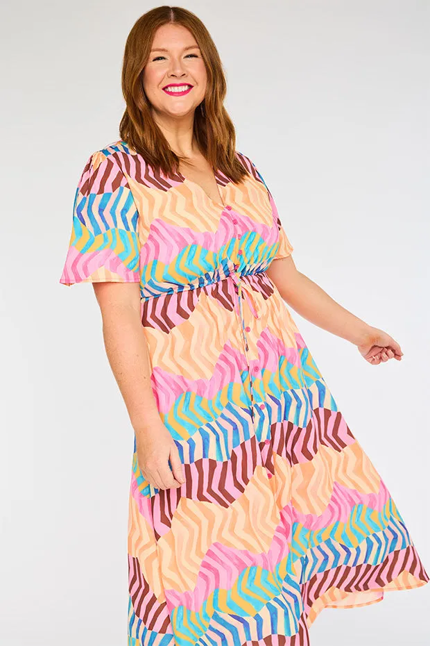 Marley Zig Zag Zebra Dress