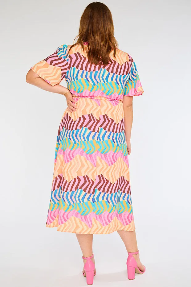 Marley Zig Zag Zebra Dress