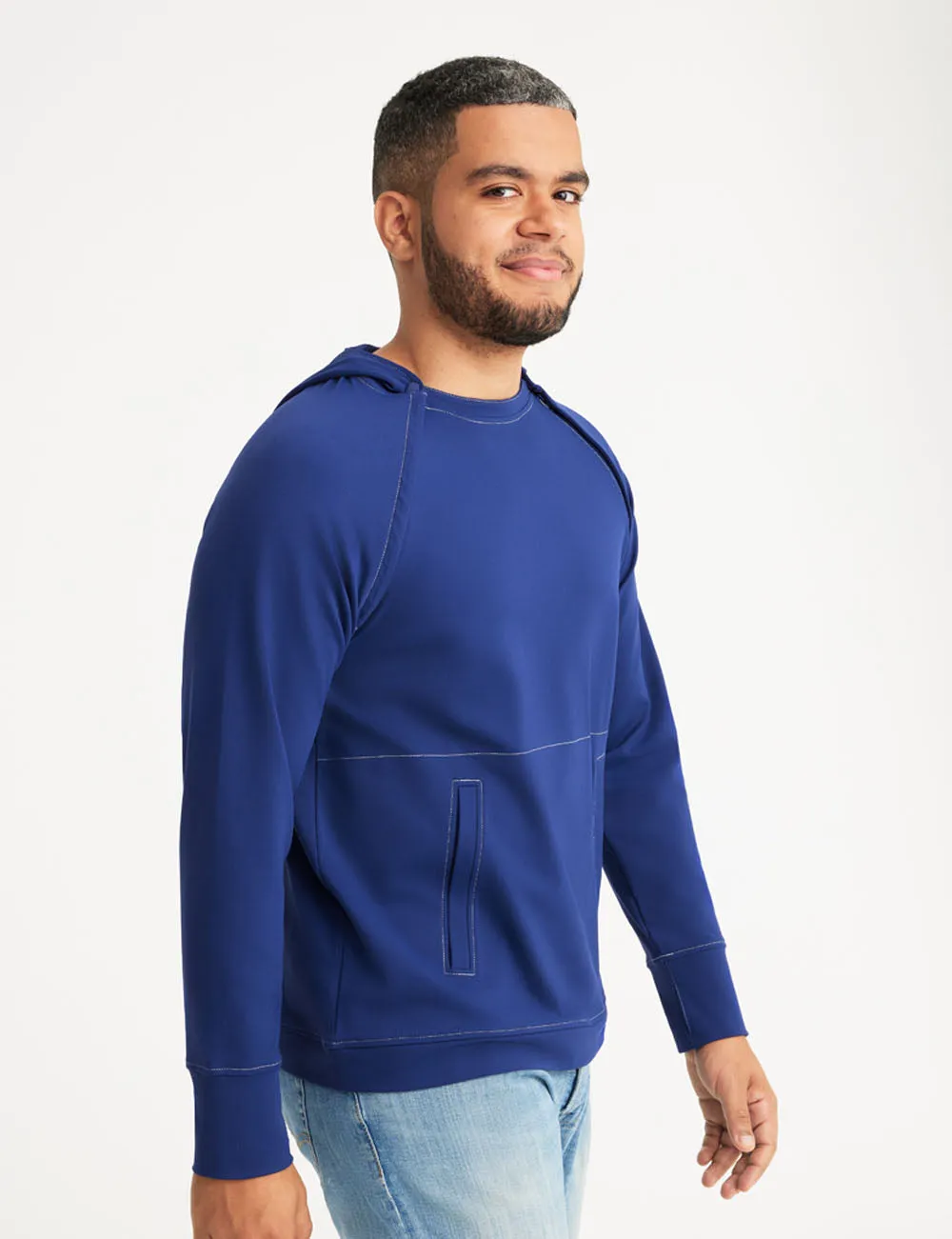 Mens Chest Port Access Hoodie by Oscar de la Renta