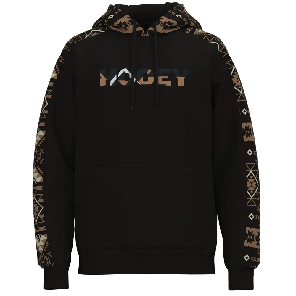 MEN'S HOOEY "CANYON" BLACK W/ AZTEC HOODY