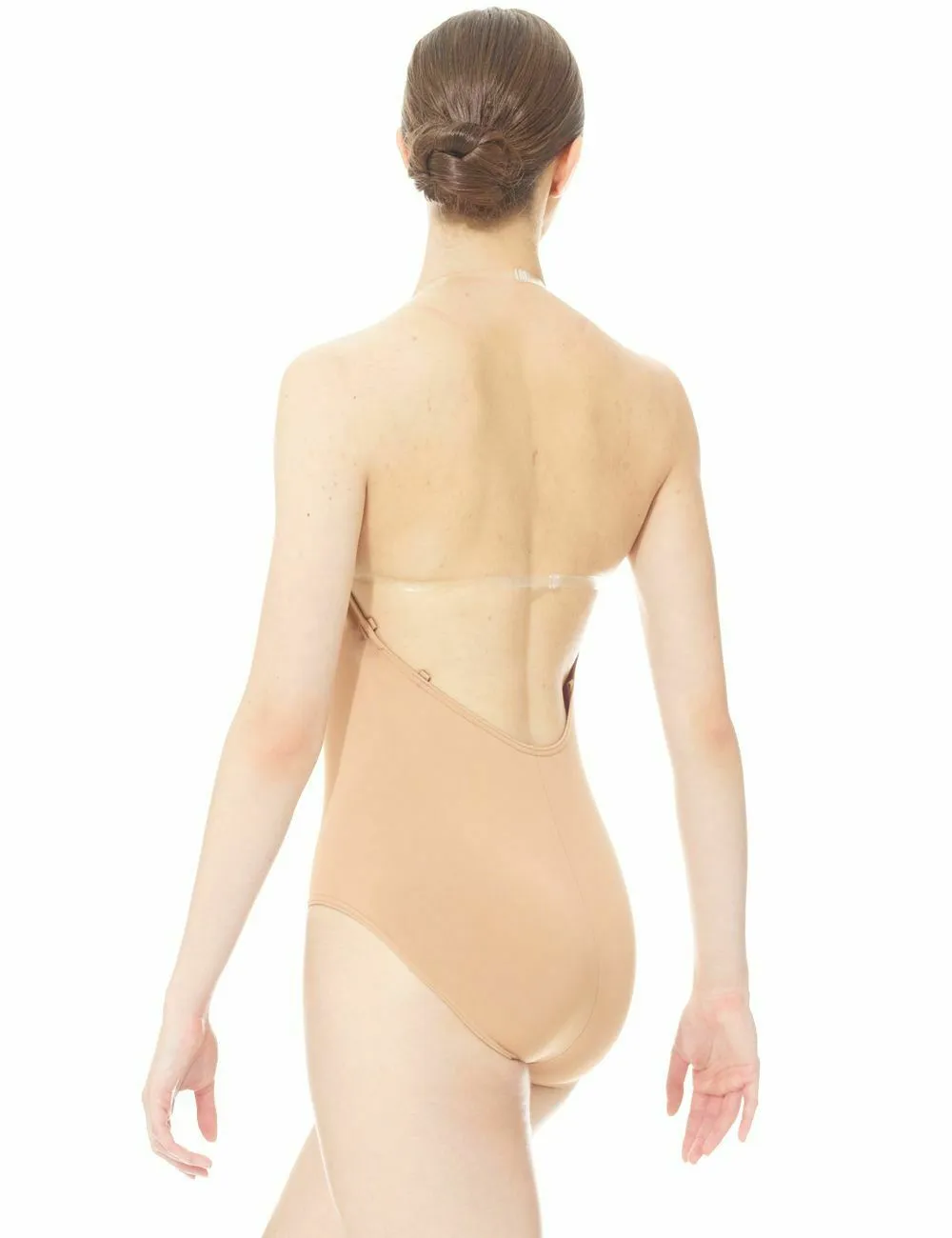 Mondor Clear straps body liner Bodysuit 11813 Beige Colour