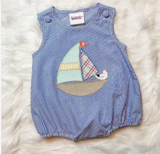 Natalie Grant Sailboat Applique Bubble