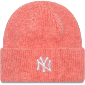 New Era Womens Knits New York Yankees Beanie- Pastel Pink