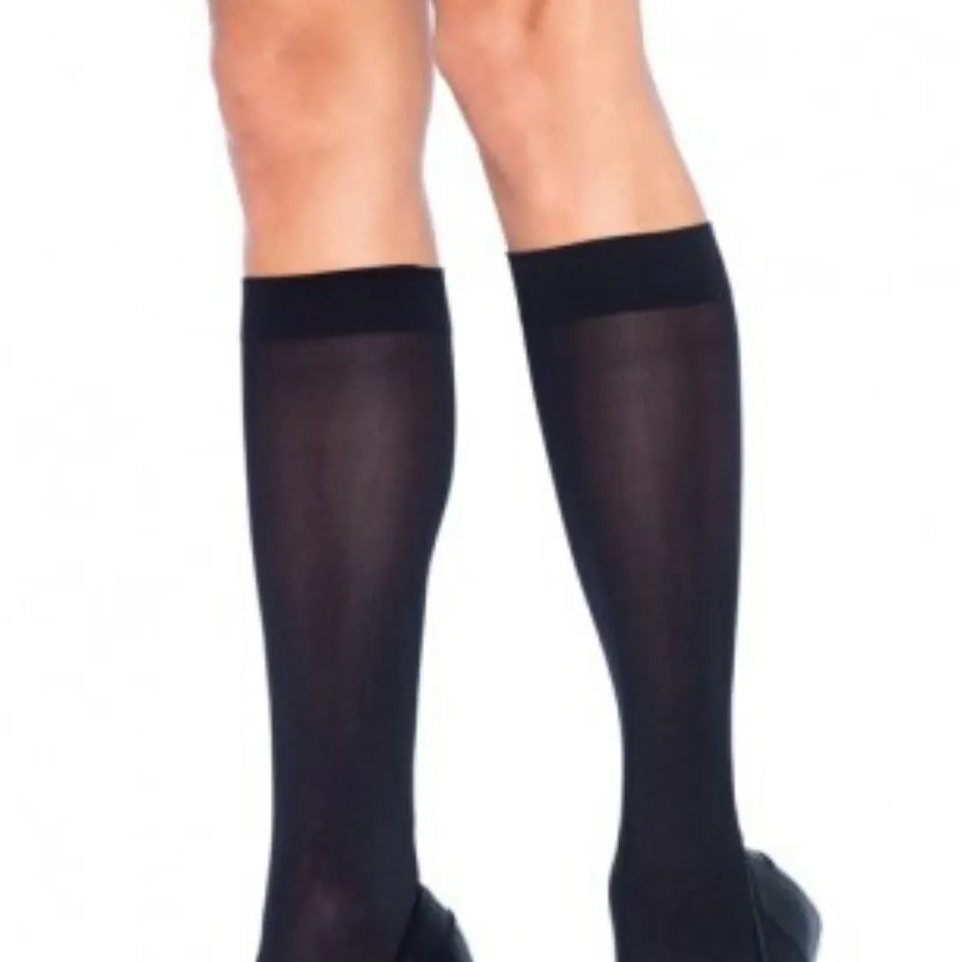 Nylon Knee Highs Opaque