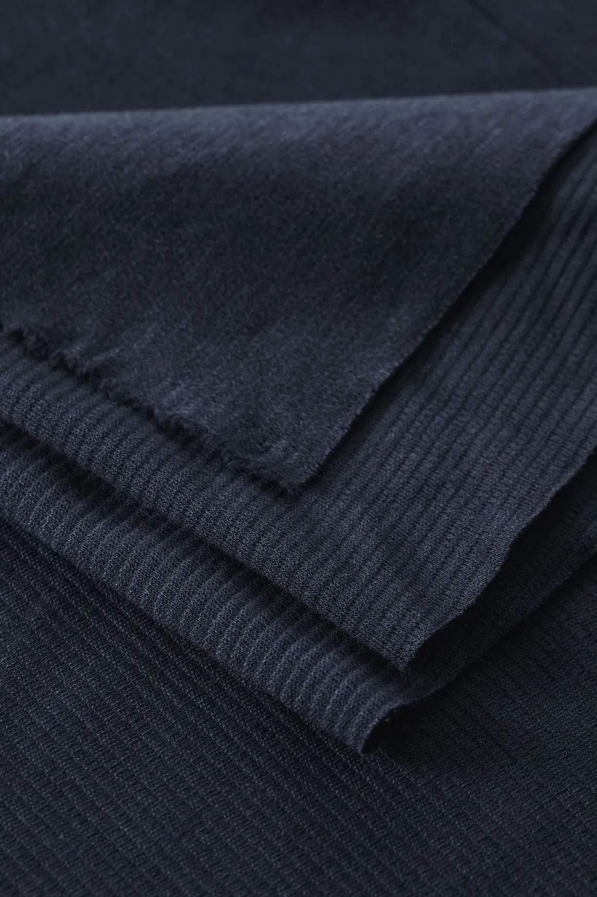 Organic Woollen Ottoman Knit - Mind The Maker - Indigo Night