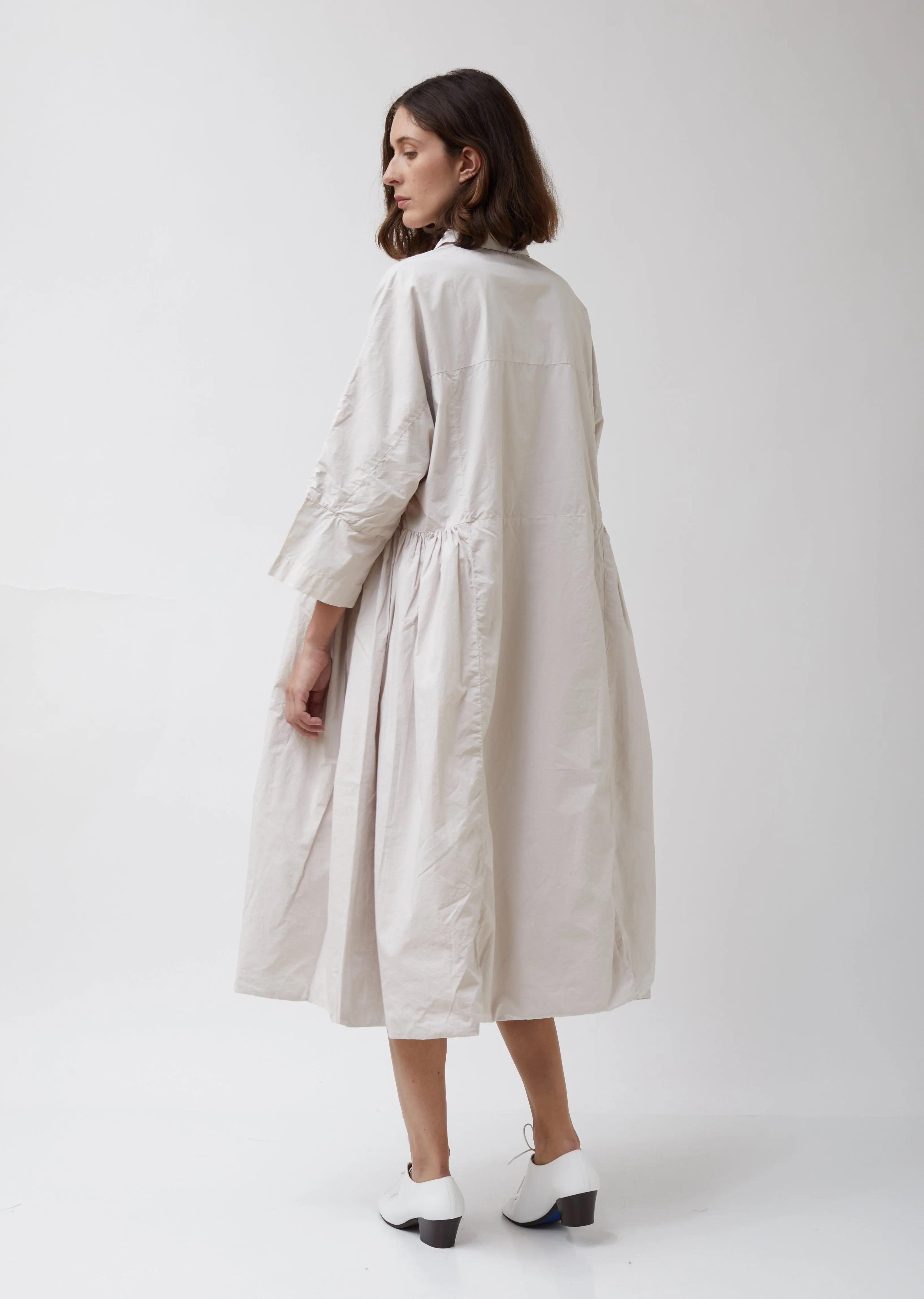 Paga Rouche Shirt Dress