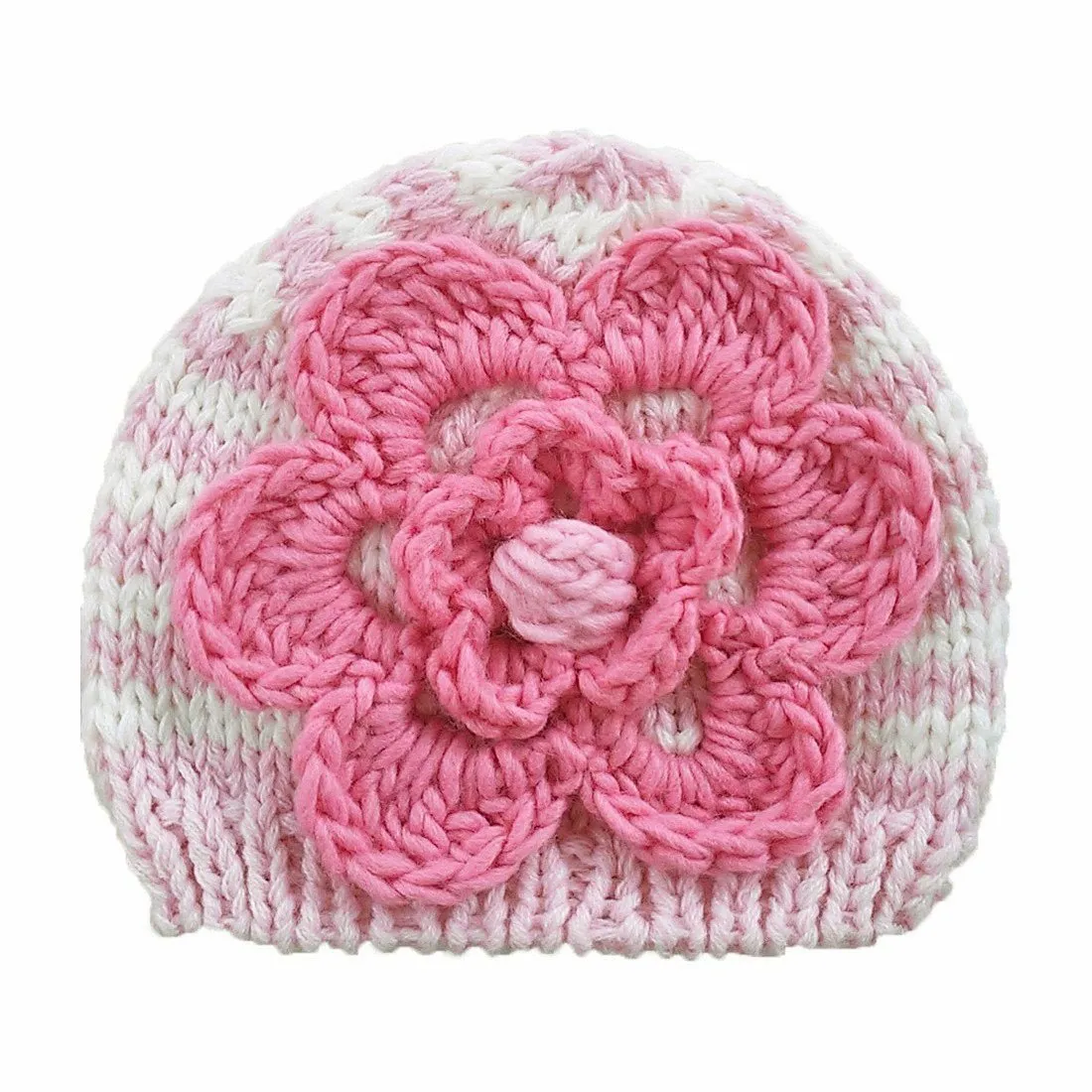 Parfait Pink Ziggy Beanie Hat for Babies, Toddlers & Kids