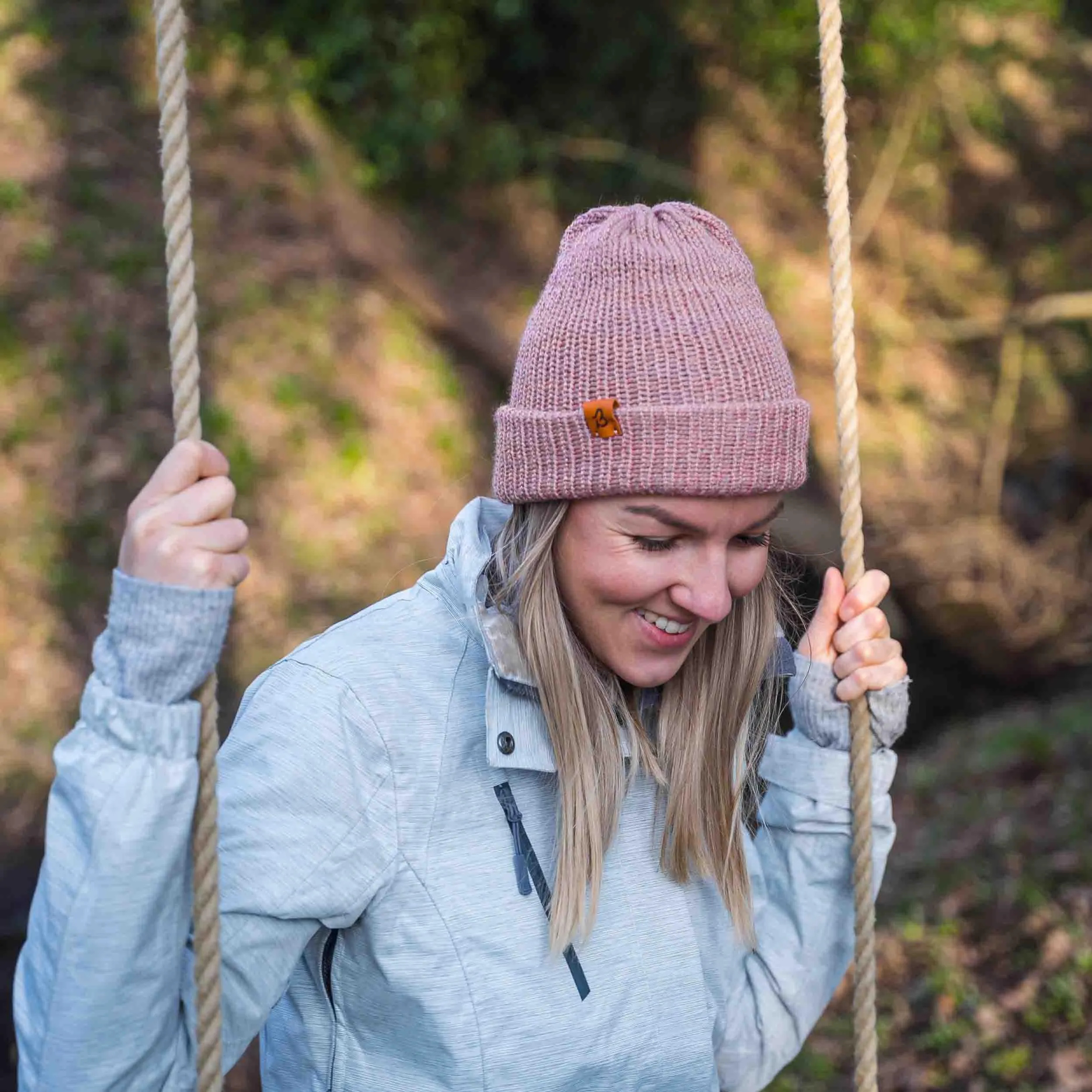 Pastel Blue Slack Fit Wooly Hat