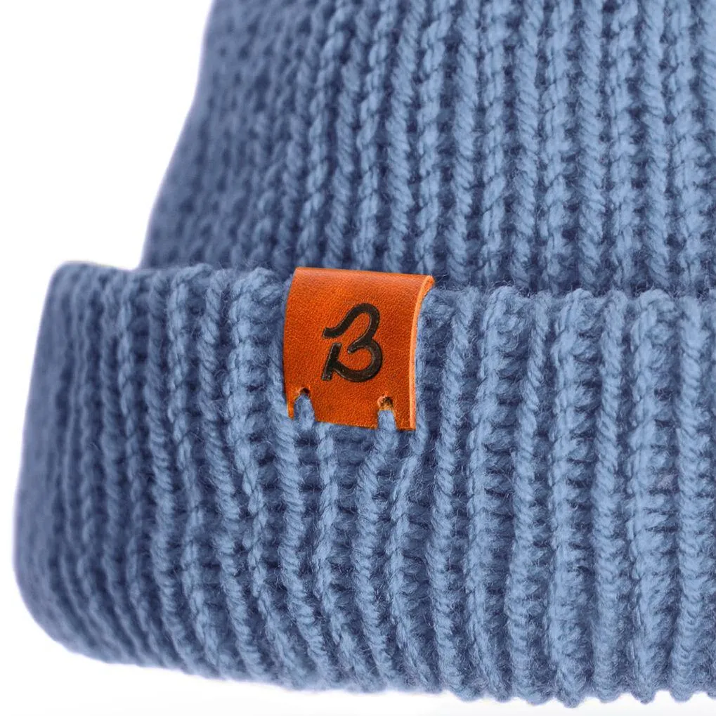 Pastel Blue Slack Fit Wooly Hat