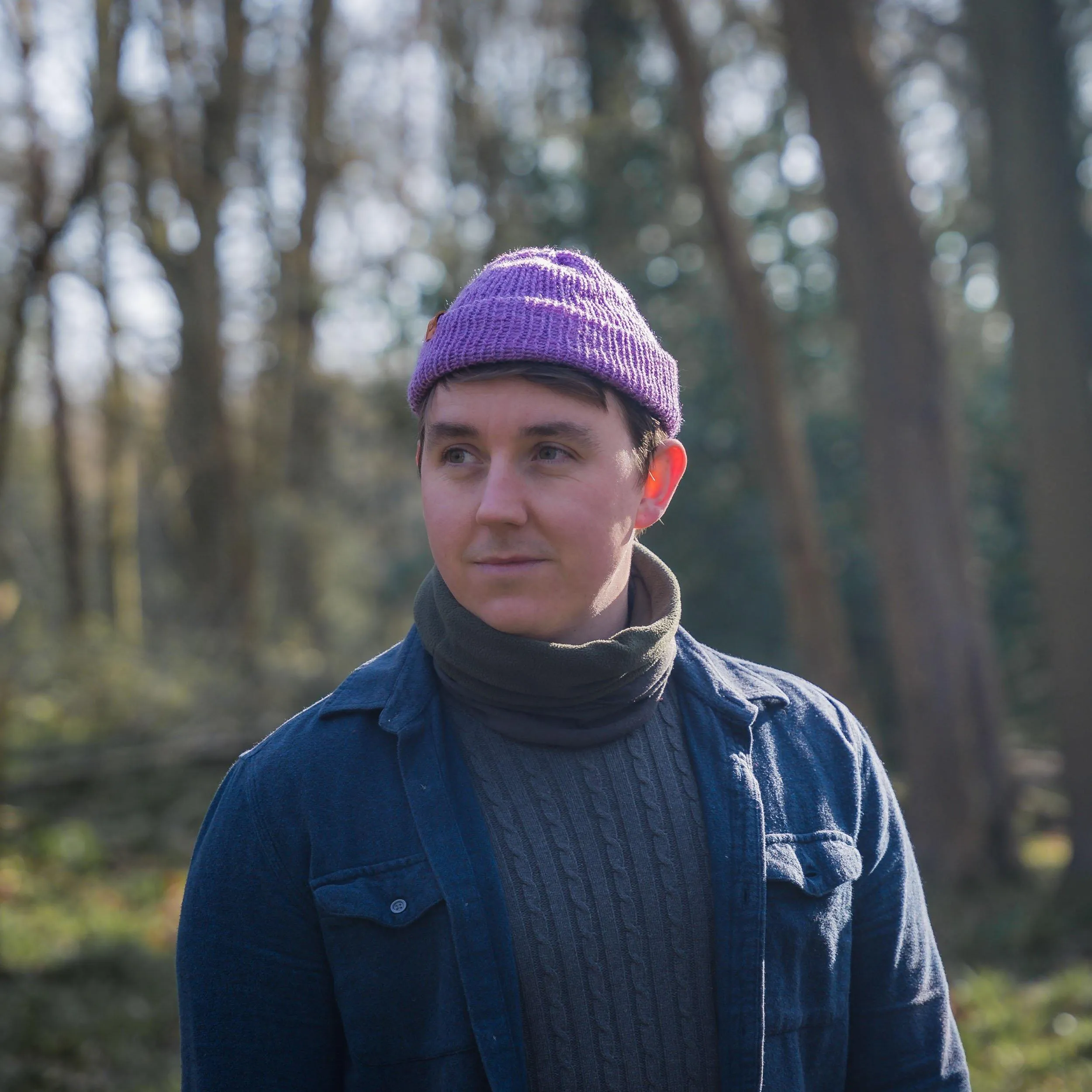 Pastel Blue Trawler Wooly Hat