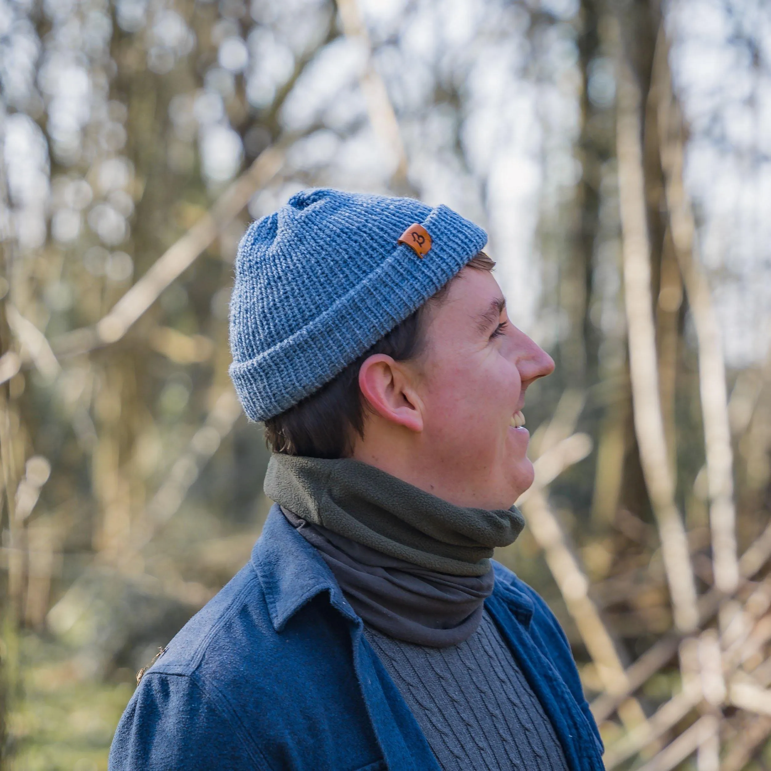 Pastel Blue Trawler Wooly Hat