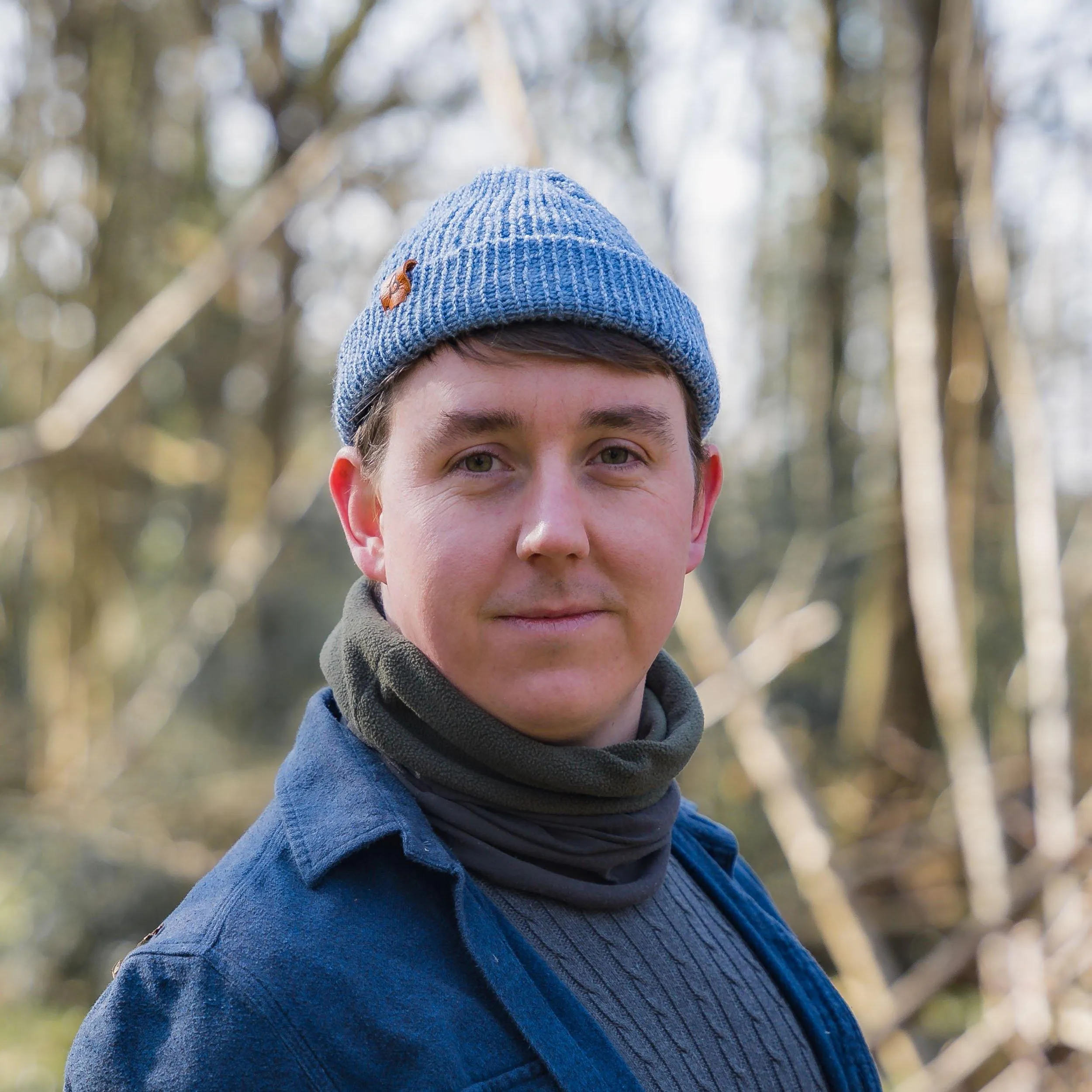 Pastel Blue Trawler Wooly Hat