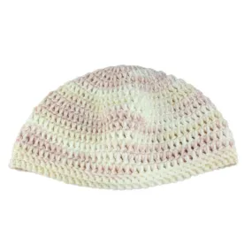 Pastel Pink and Tan Beanie Hat Small/Medium - JMCH30SM