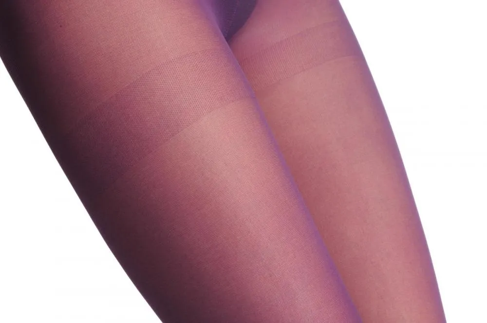 Plain Purple Three Quarter Tights (Capri)