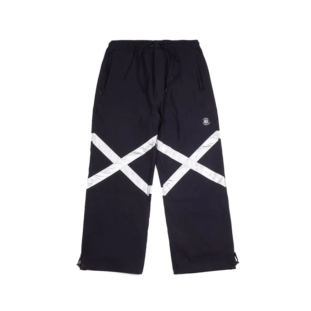 POT-X SILVER STRETCH JOGGER PANTS NAVY