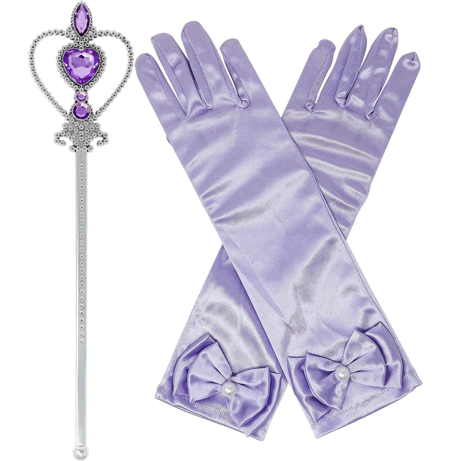 Princess Rapunzel Accessories set for Girls (Purple)