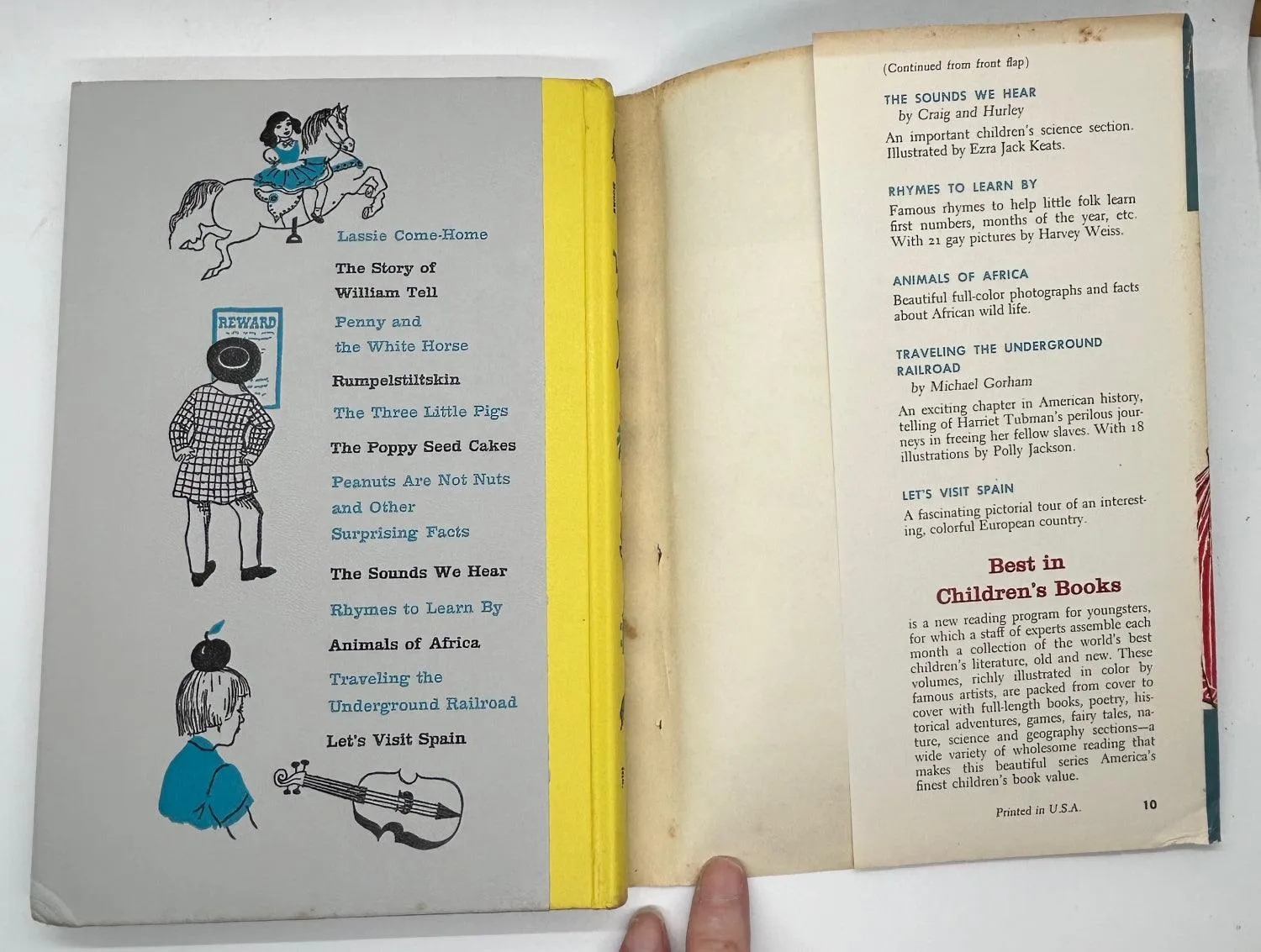 "Best in Children’s Books" Volume 10 (1958)