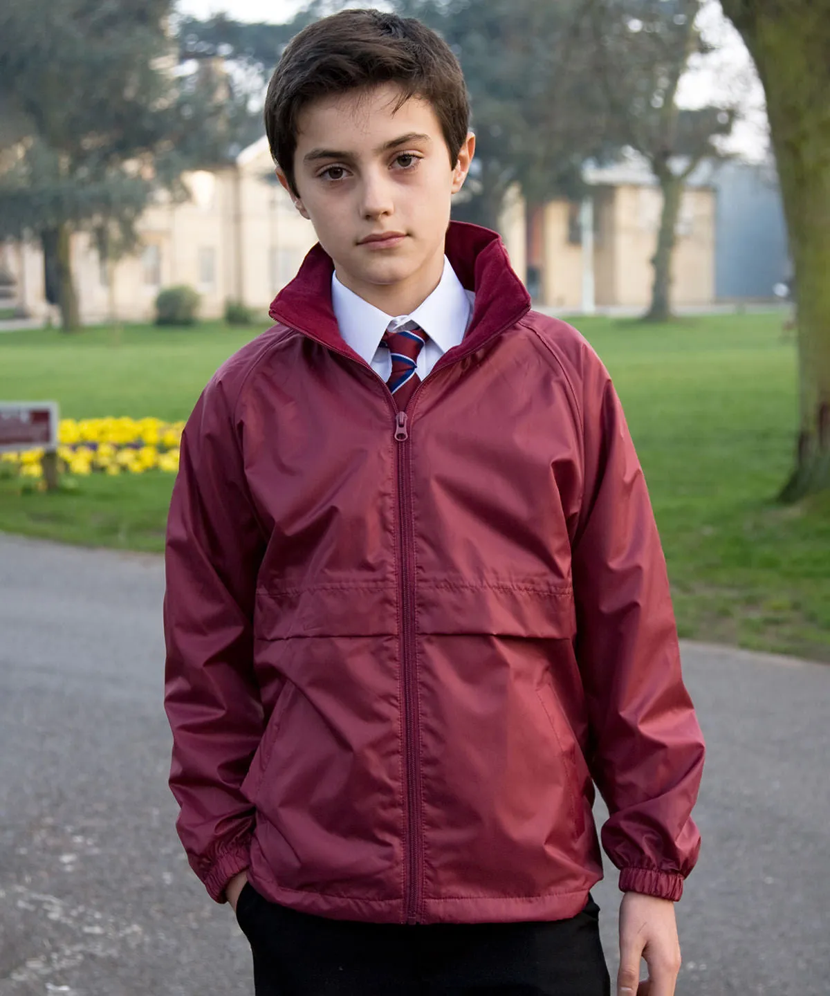 Red - Core junior microfleece lined jacket