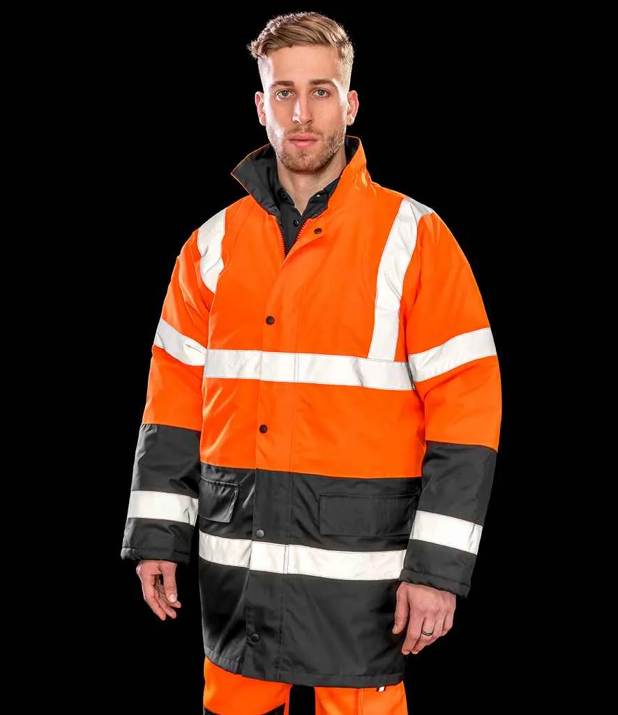 Result - Core Motorway Two Tone Safety Jacket