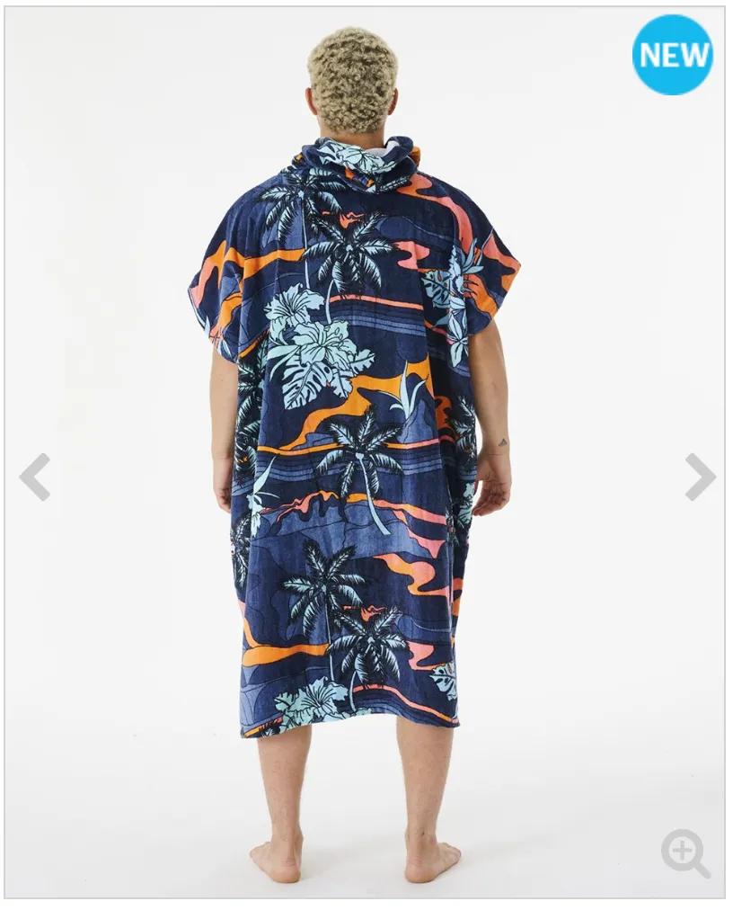 Ripcurl Combo Print Hooded Poncho