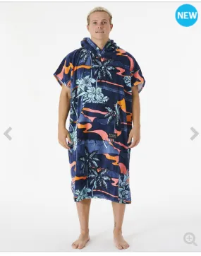 Ripcurl Combo Print Hooded Poncho