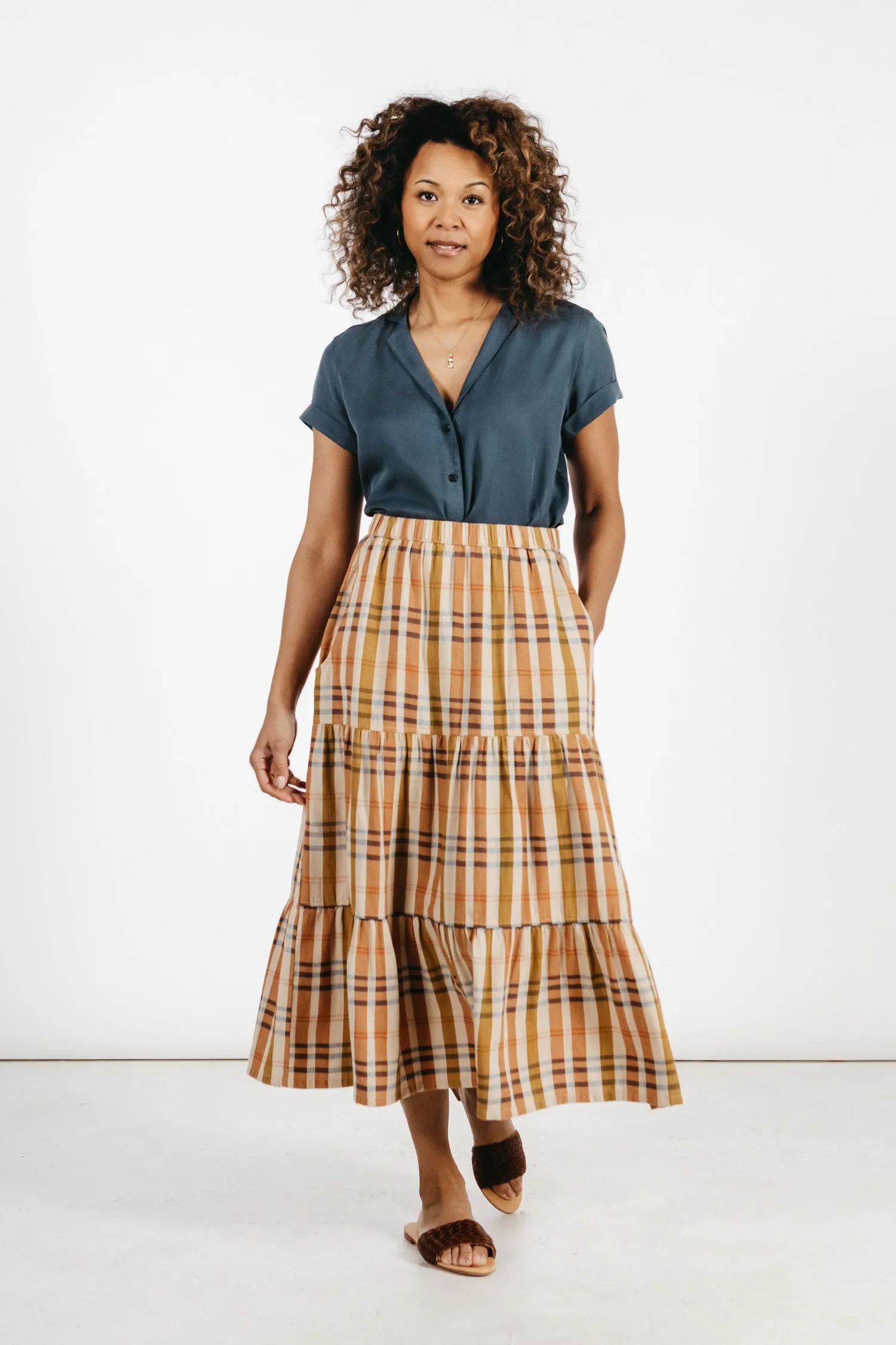 Robin Skirt / Heceta Plaid