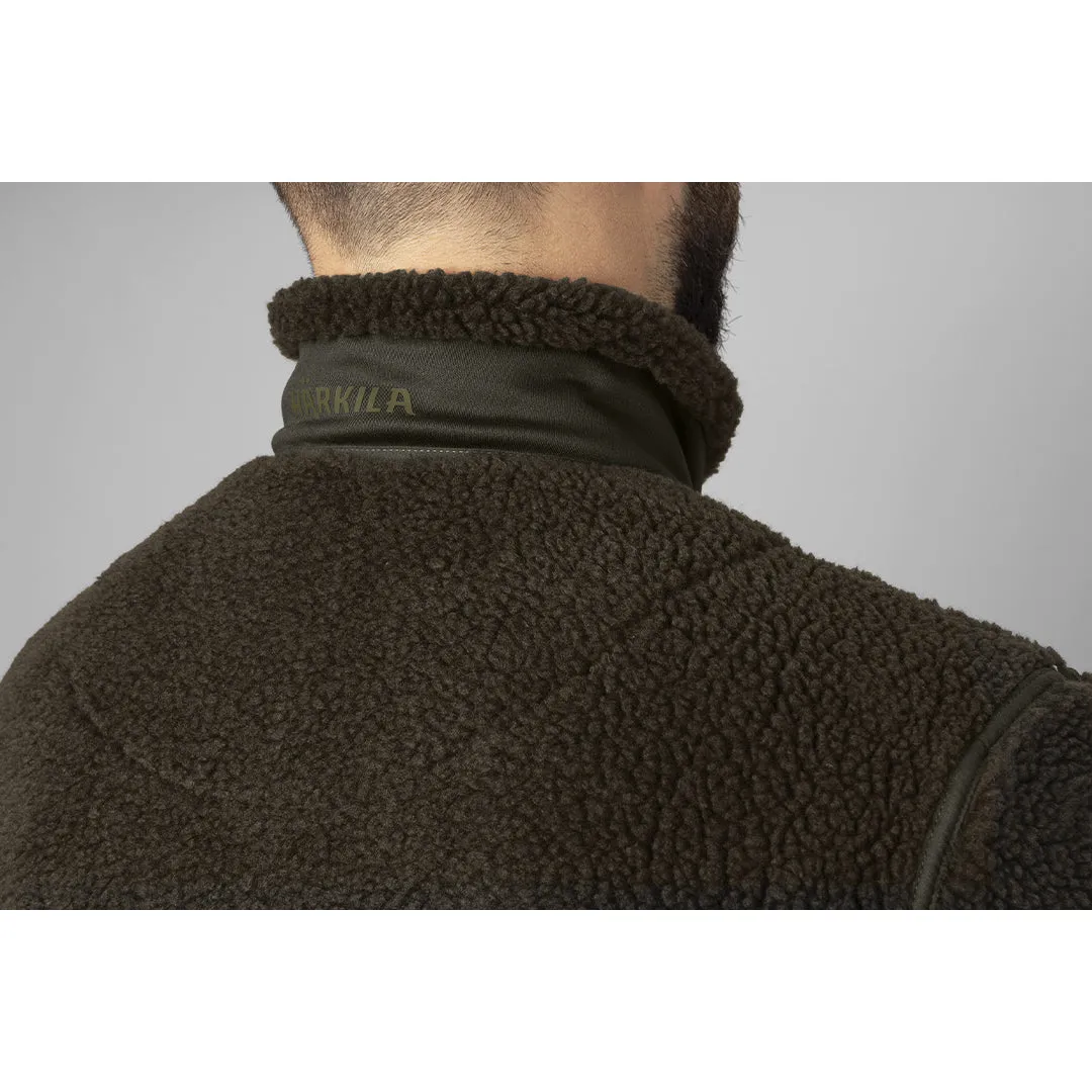 Rurik Teddy Fleece - Shadow Grey/Willow Green by Harkila