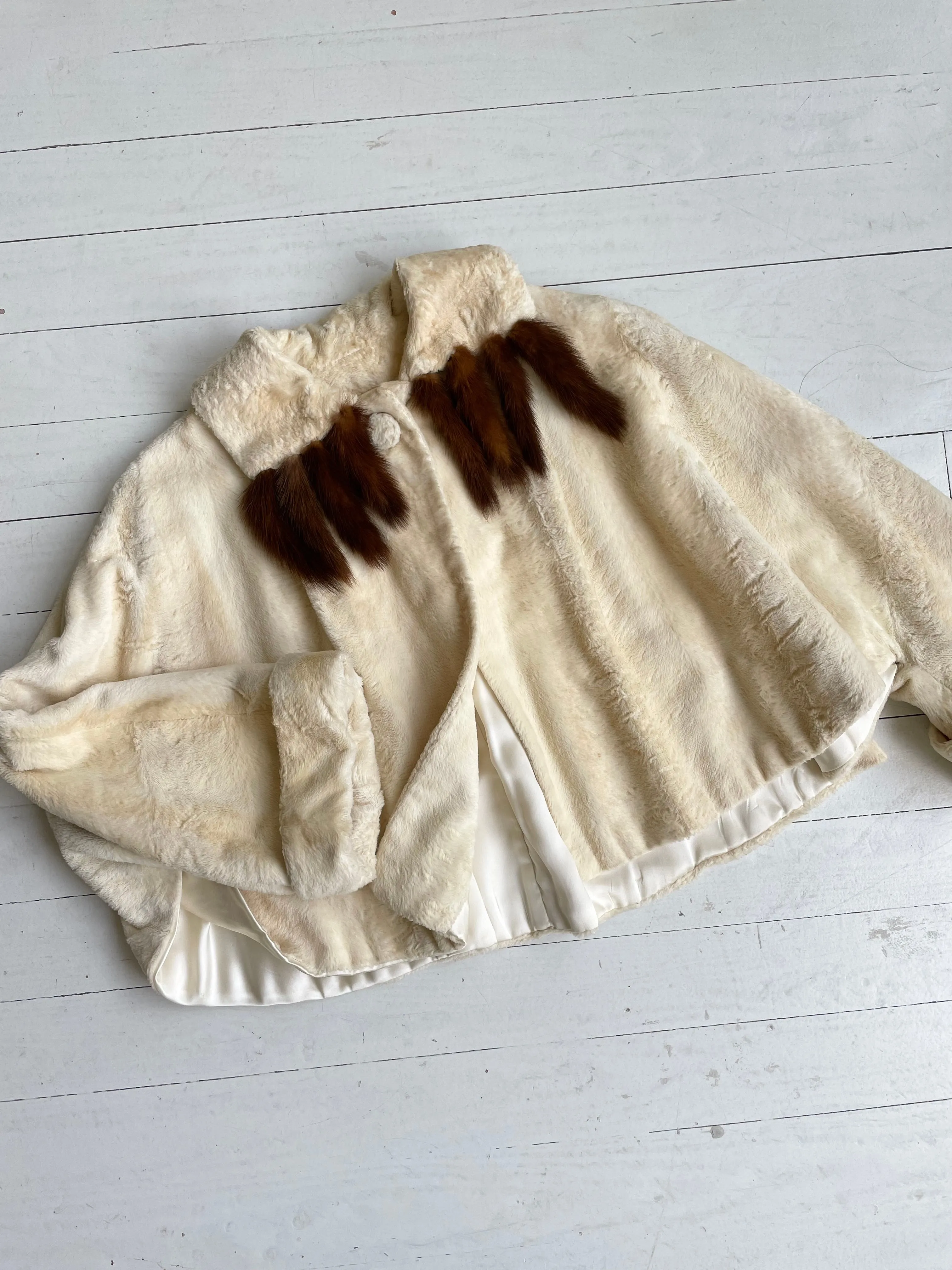 Sheared Mink Cropped Jacket | 1930s